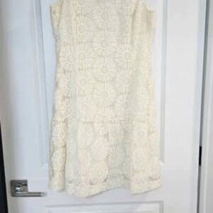 Banana Republic white/ivory dress, size 12